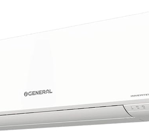 O General 1.5 Ton 3 Star Inverter Split AC | Copper Condenser | Silicon Coated PCB | Self Diagnosis | Coanda Airflow | Economy Mode | Advance Hyper Tropical (ASGG18CPAB-B, White, 2025 Model)