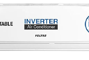 Voltas 185V Vectra Elegant 1.5 Ton 5 Star Inverter Split AC |4-in-1 Adjustable mode| Energy Efficient| Anti dust filter with Anti-Microbial coating | Copper Coil| Sleep Mode | Memory Restart| White