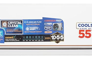 Panasonic EU 7 in 1 Convertible 1.5 Ton 3Star Inverter Split,(100% Copper Condenser, CS/CU-EU18BKY3), 55°Tested, PM0.1 Filter,2 Way Swing, High CFM & Eco tough Outdoor Crystal Clean Technology