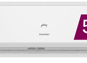 Godrej 1.5 Ton 5 Star, 5 Years Comprehensive Warranty, AI powered, 5-In-1 Convertible Cooling Inverter Split AC (Copper, 2025 Model, SIC 18ITC5-WZR/WZS/WYS Split 5S, White)